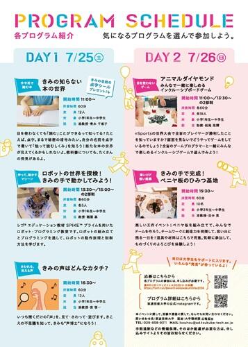 キッズフェスチラシ裏