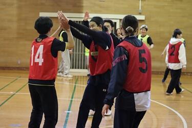 チュックボールの試合中の様子